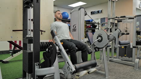 sports people workout in gym