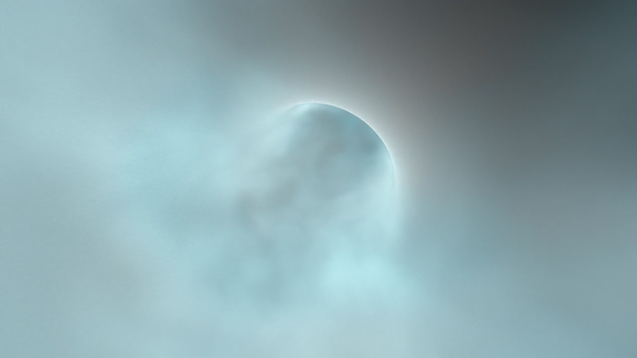 vórtice o humo a través de un portal o escape, bucle