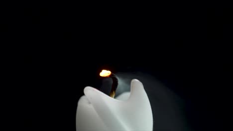 burning candle