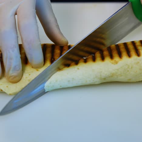 shawarma rolled in lavash