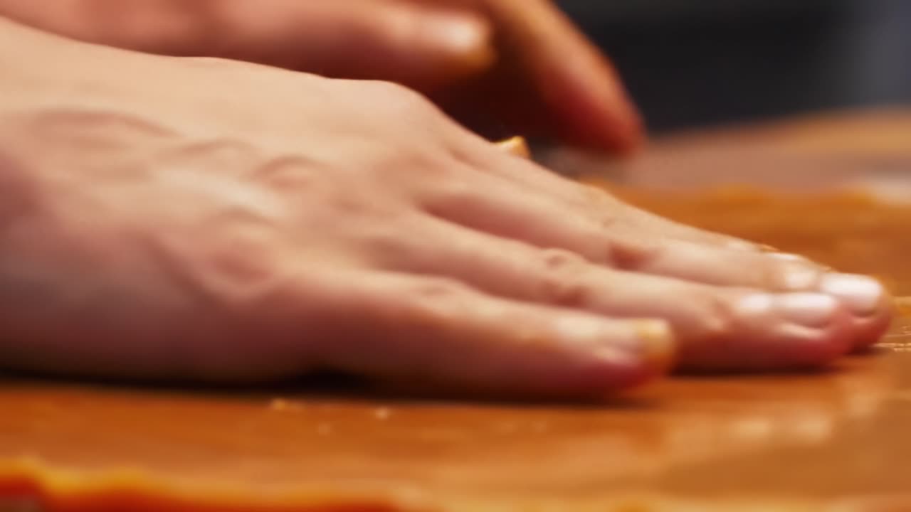 Crafting Delicious Caramel in an Artisanal Kitchen With Skilled Hands