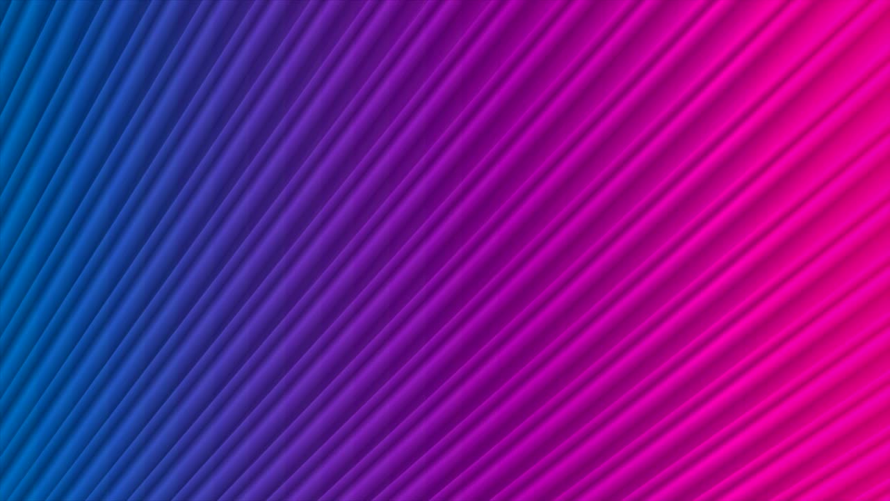 animación de video suave con rayas de neón púrpura azul