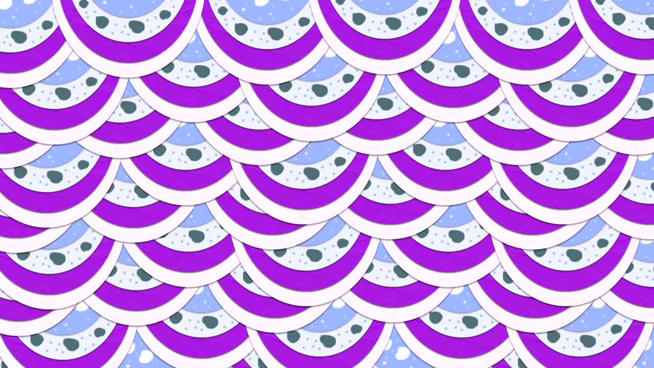 파동 패턴 모양 흐름 애니메이션