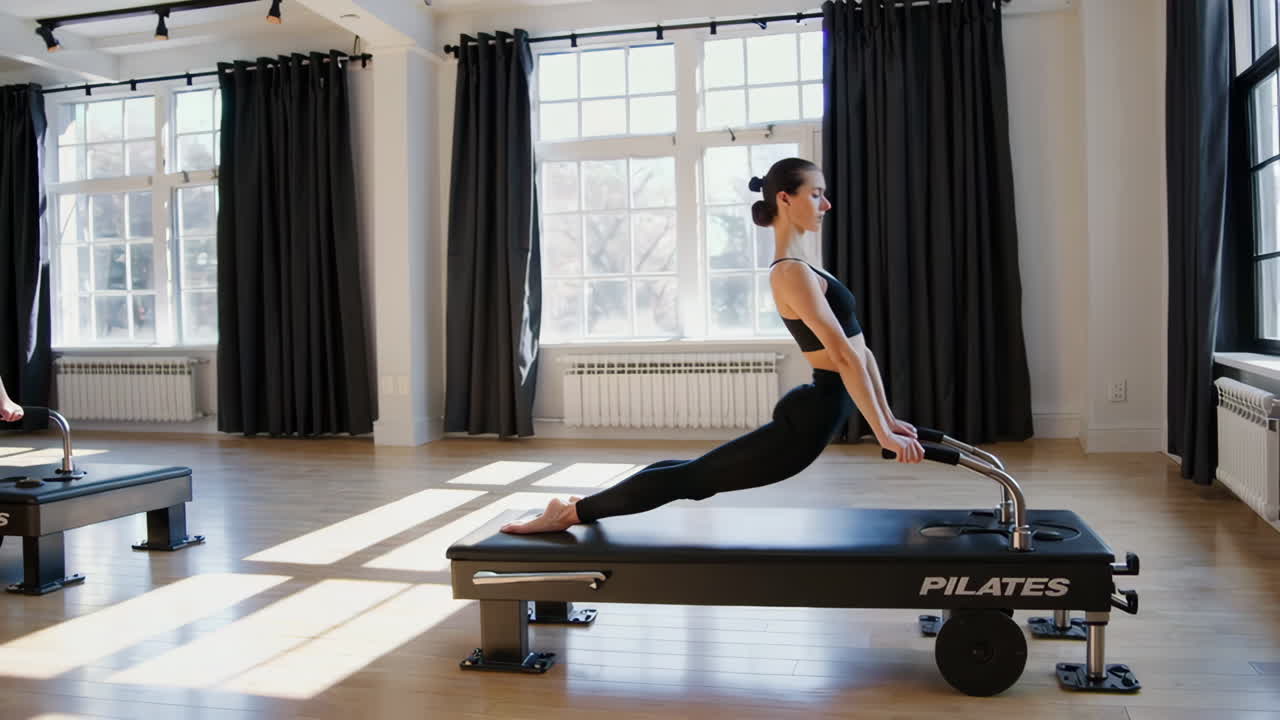 필라테스 운동 세션