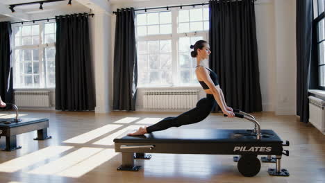 pilates workout session