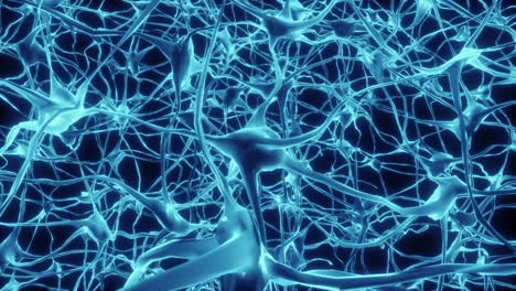 Neuronen-Gehirn-Geist-Axon-Gedanke-Neuronales-Netzwerk-Hologramm-Zelle-Gesundheit-Wissenschaft-4k