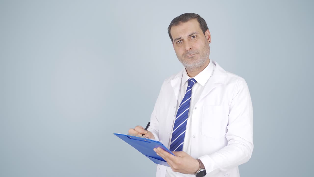 Psiquiatra fazendo anotações
