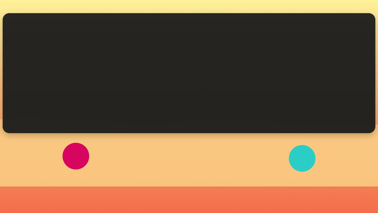 Summer sale website interface animation featuring dark content panel, colorful navigation elements and call to action area creating modern retail marketing visuals