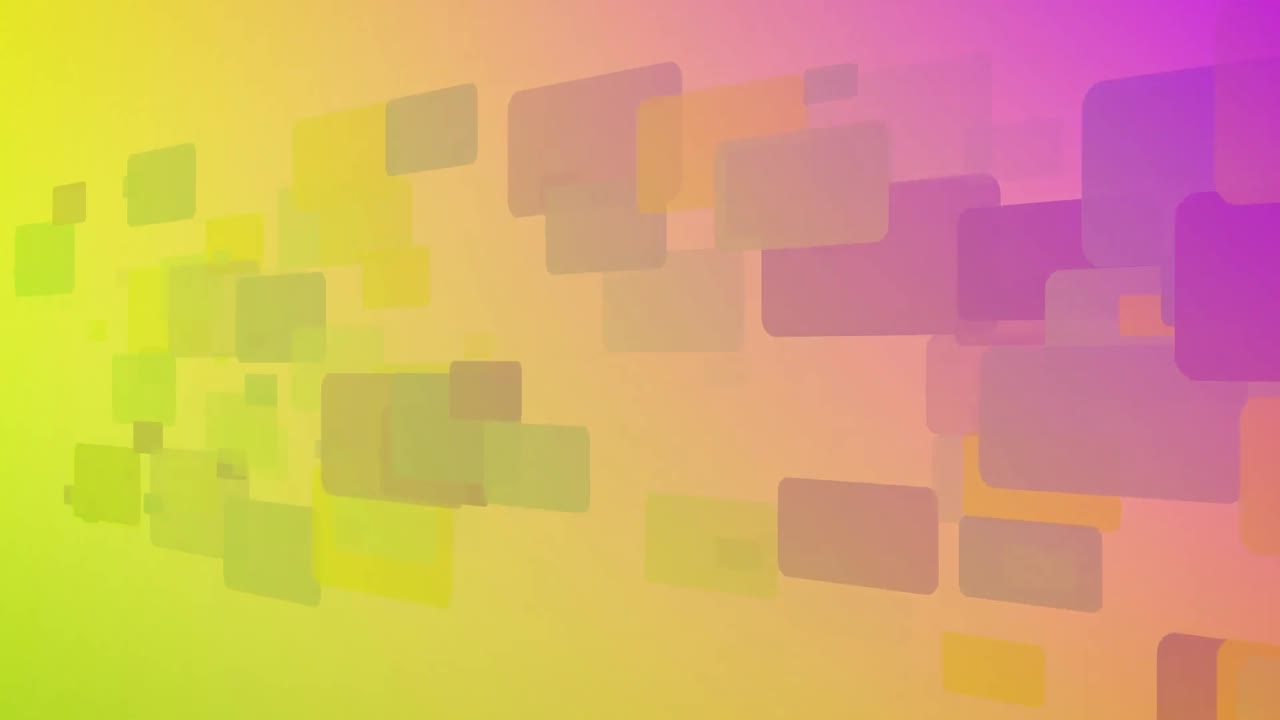 animación de formas abstractas con espacio de copia en fondo verde a rosa