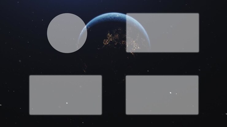 Earth 3DCG end card ending screen motion graphics