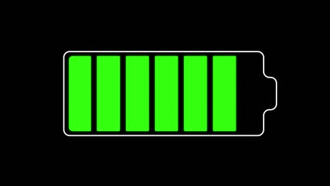 charged and discharged battery level indicator