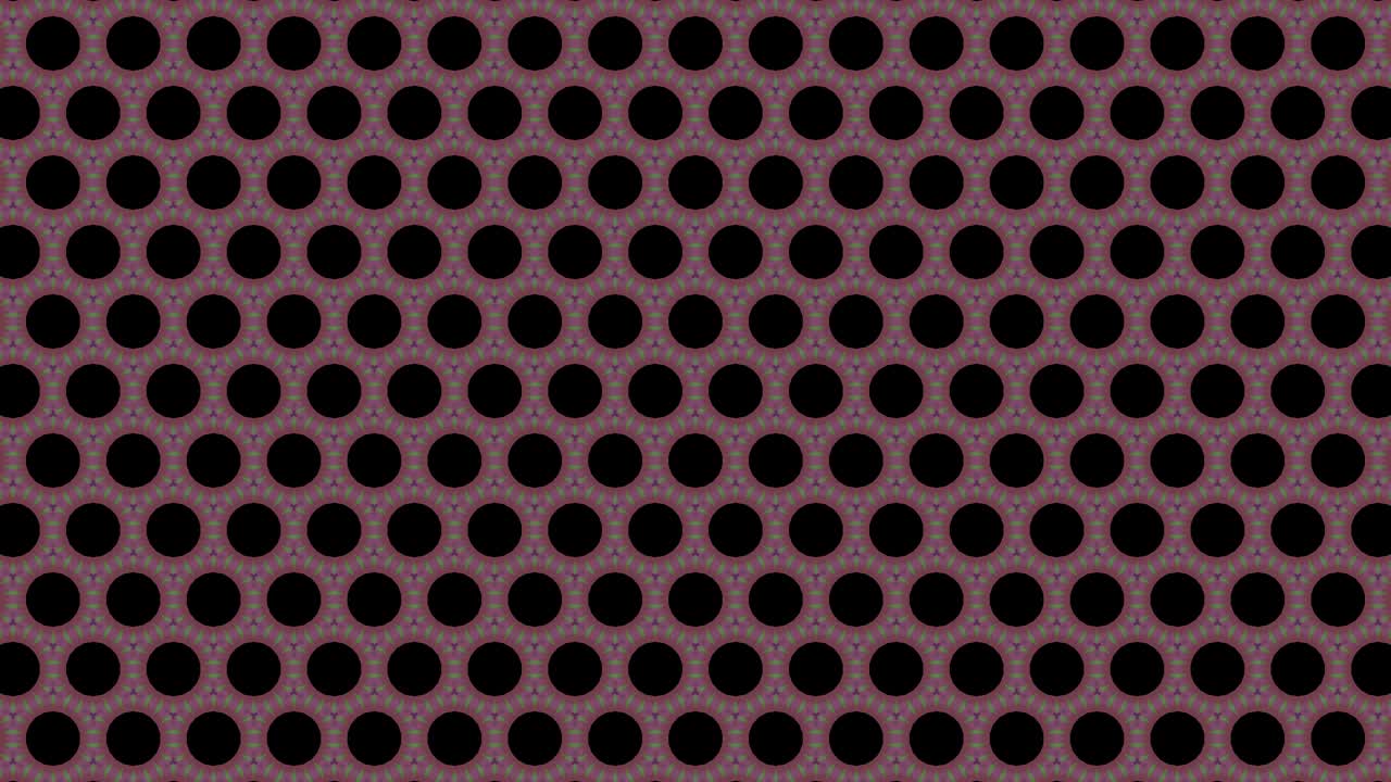 가상 칼레이도스코프 시스 패턴, 무한 또는 원활한 루프, 모션 그래픽