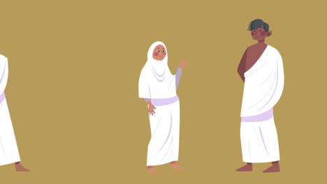 muslim couple in ihram