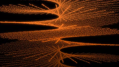 orange color dot shape pattern animation motion graphics