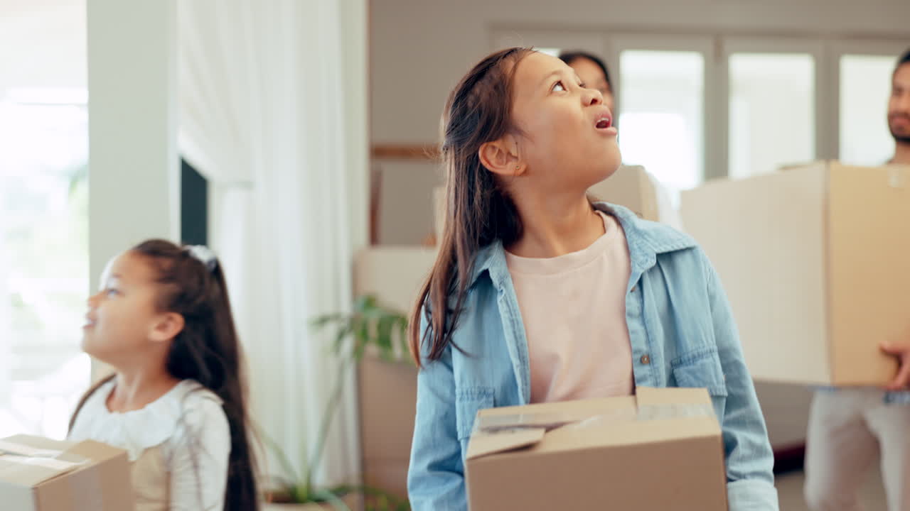 재산, 이동 및 아이들과 상자