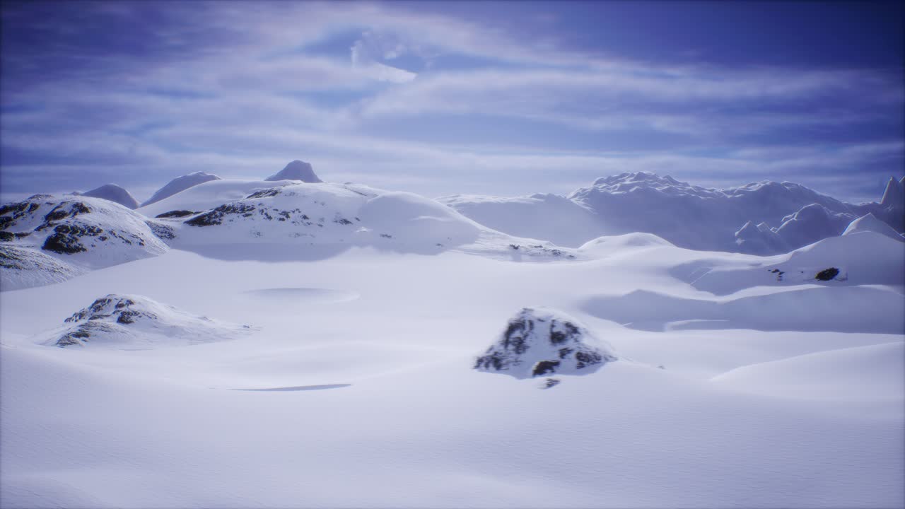 Oval shaped UFO UAP followed over a plane in the Polar Arctic region CGI