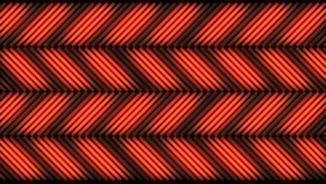 Abstract Red and Orange Zigzag Pattern