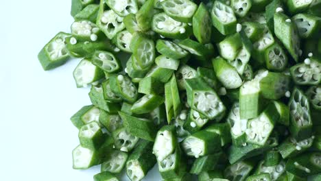 chopped okra