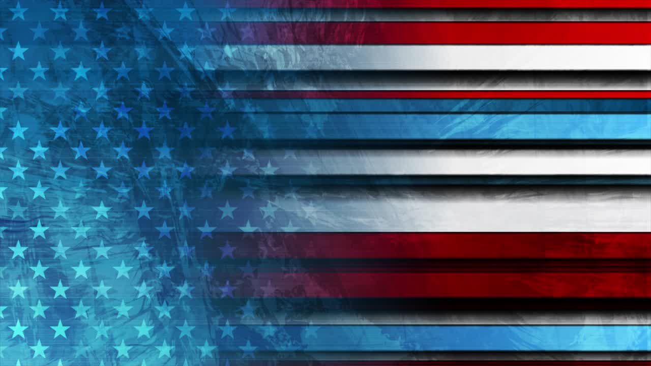 Grunge concept USA flag abstract corporate motion background
