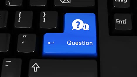 question key on computer keyboard