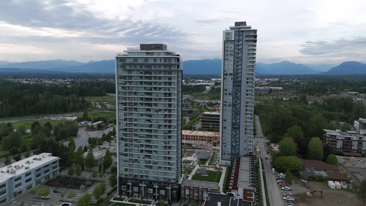 High-Rise Apartment Building Towers at Latimer Heights AERIAL