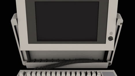 Old-Retro-PC-Personal-Computer-with-Green-Text-Spelling-Out-ARTIFICIAL-INTELLIGENCE---3D-Animation