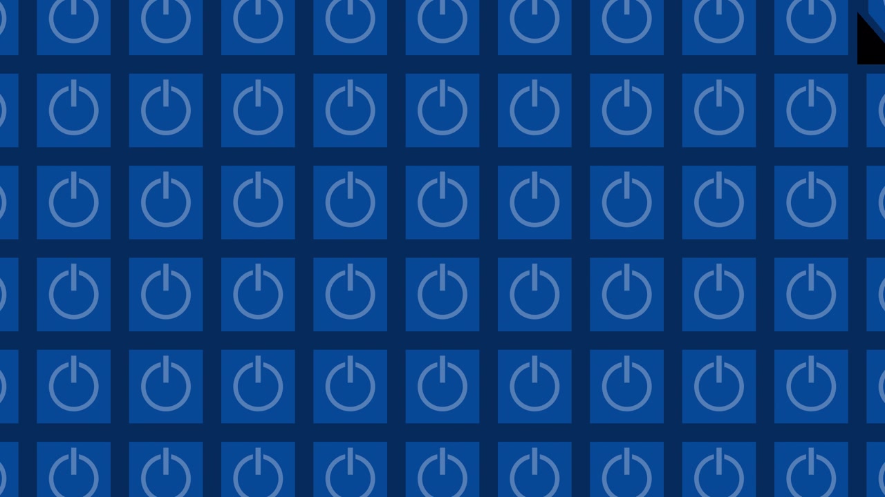 Dark Blue Power Button Pattern