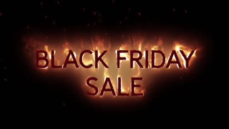 Animation-of-black-friday-sale-text-in-burning-flames-over-dark-background