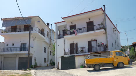 vista en la calle en grecia