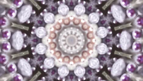 sagrado siempre cambiante flor de loto fractal flor multicolor - bucle sin costuras, meditación caleidoscopio música vj fondo de transmisión