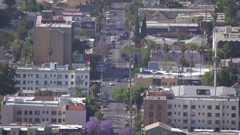 vista aerea de las calles de los angeles