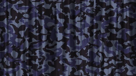 abstract soldier uniform camouflage flag and curtain background (loopable) stock video