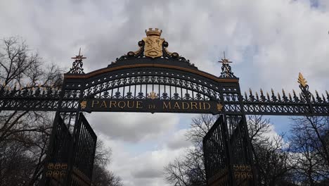 most famous recreation park in madrid - the retiro park