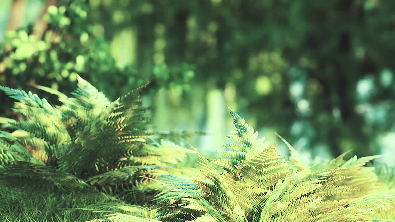 солнечный луч в красивом летнем парке