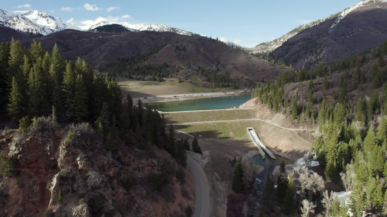 아메리칸 포크 캐니언, 유타에 있는 티블 포크 저수지