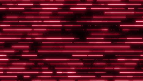 4k brillo franja horizontal en movimiento animación de fondo abstracto bucle sin costuras - rojo