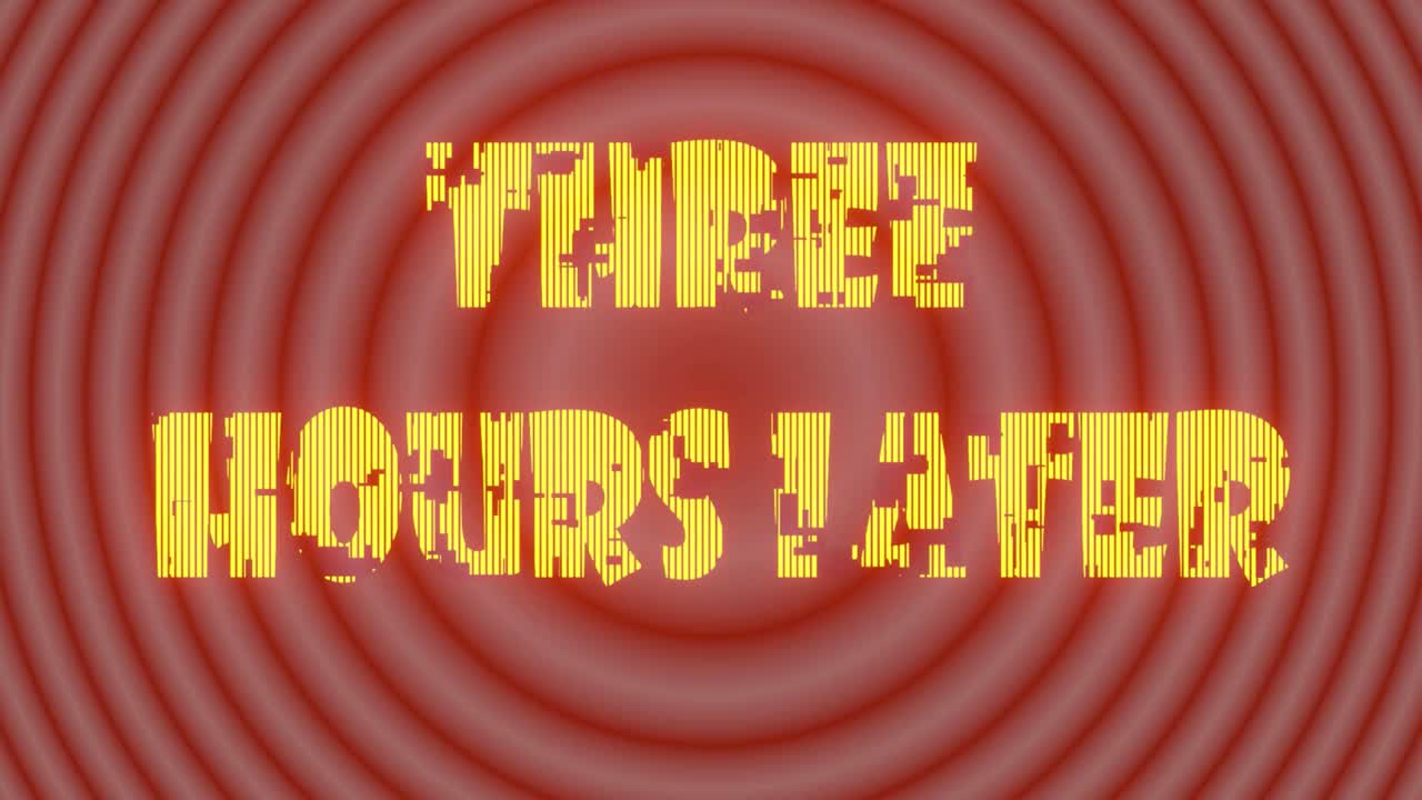 3시간 후 템플릿 ..