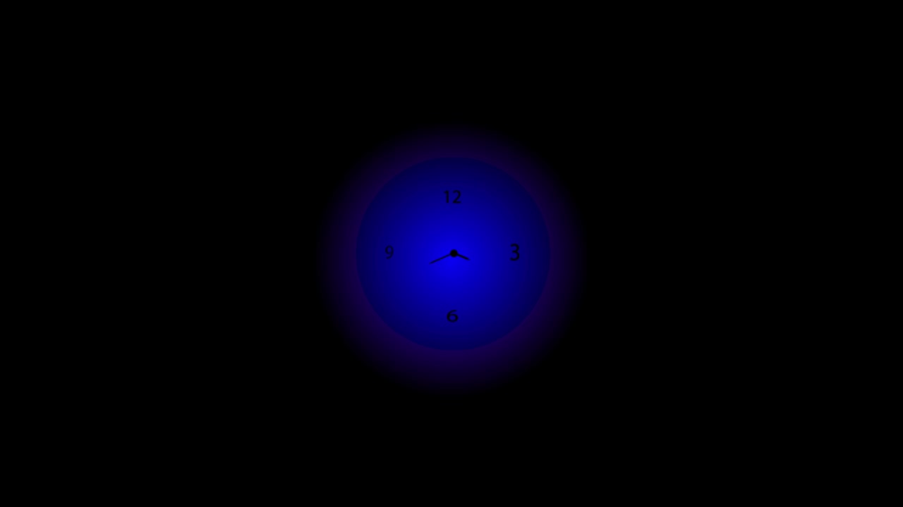 fondo de lapso de tiempo de reloj de color azul