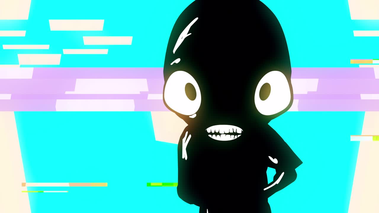 bailarín de dibujos animados de discoteca