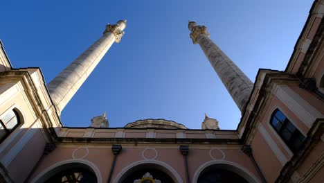 Minarett-Innenhof-Der-Moschee