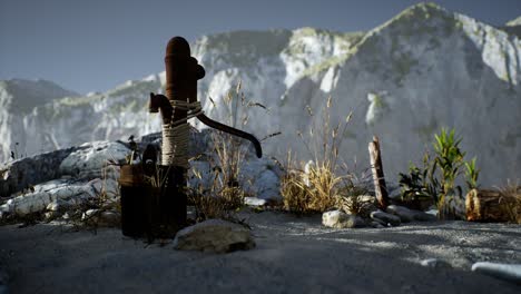 retro-rust-hand-water-pump