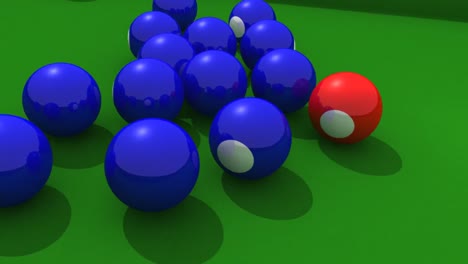 animation showing a 3dbilliard