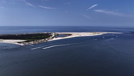 An-aerial-shot-of-Robert-Moses-State-Park-in-New-York-on-Long-Island