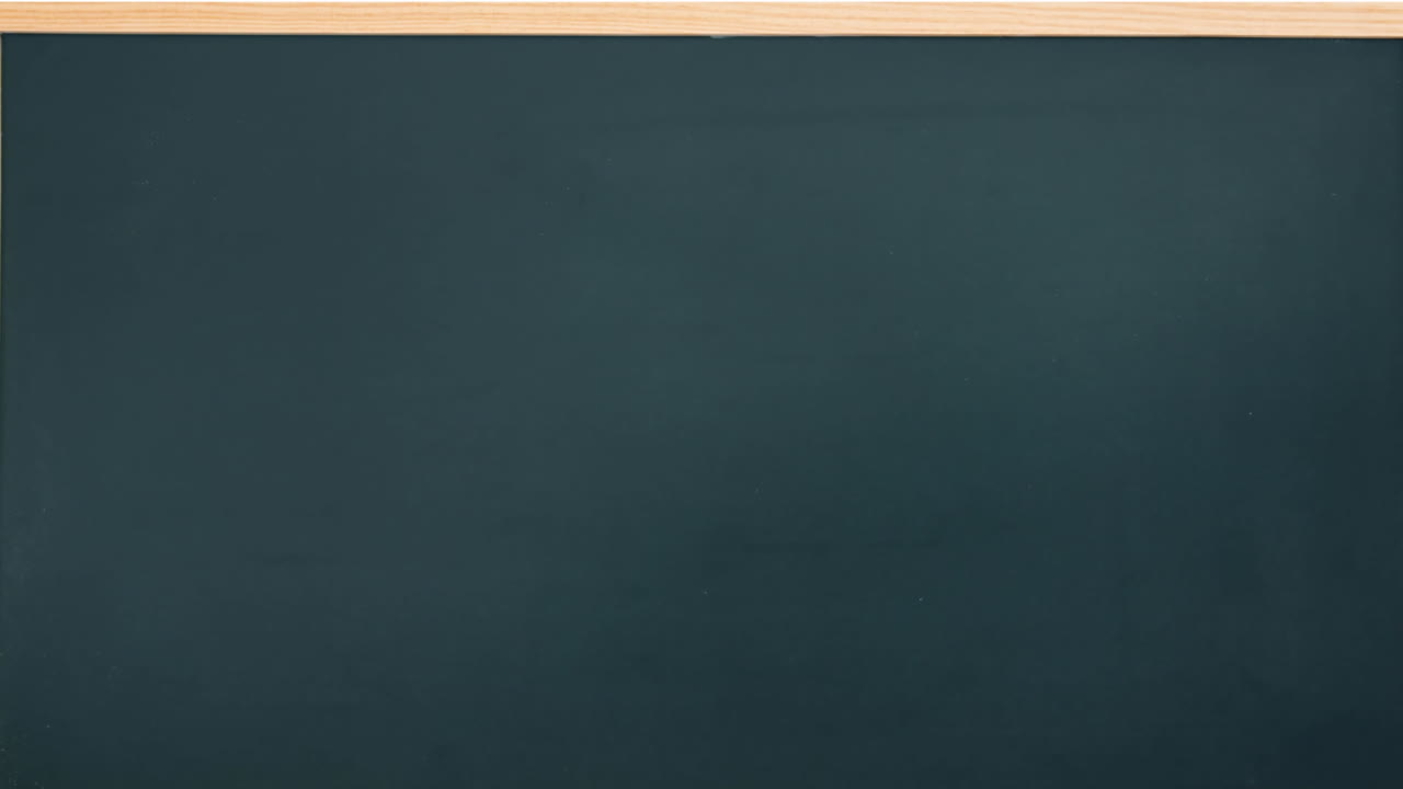 múltiples iconos de concepto de la escuela contra el pizarrón