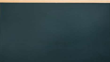 multiple school concept icons against blackboard