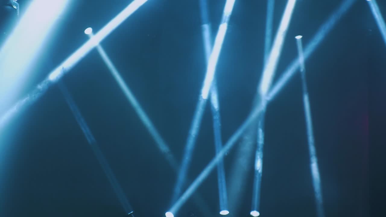 Blue Stage Lights