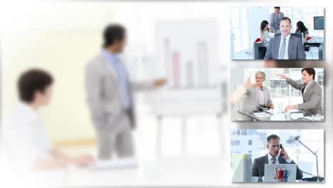 hombre de negocios en el trabajo en la oficina