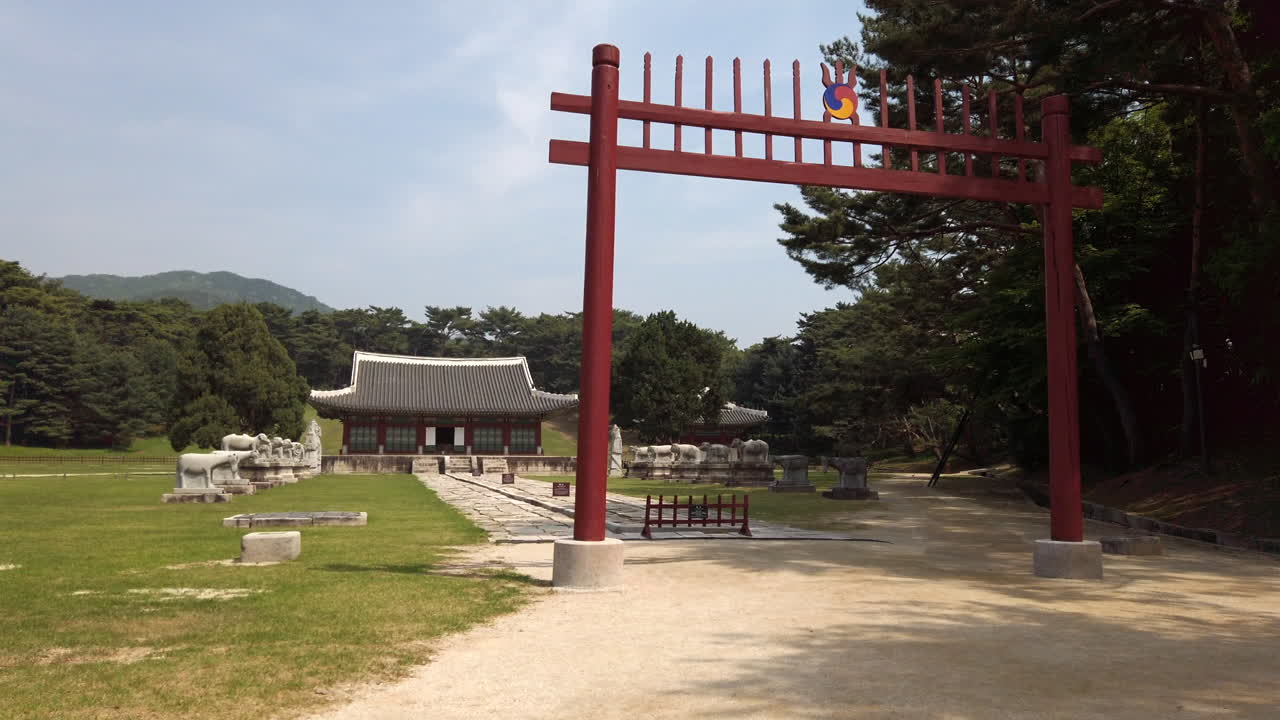 Exploring the serene beauty of a traditional Korean temple