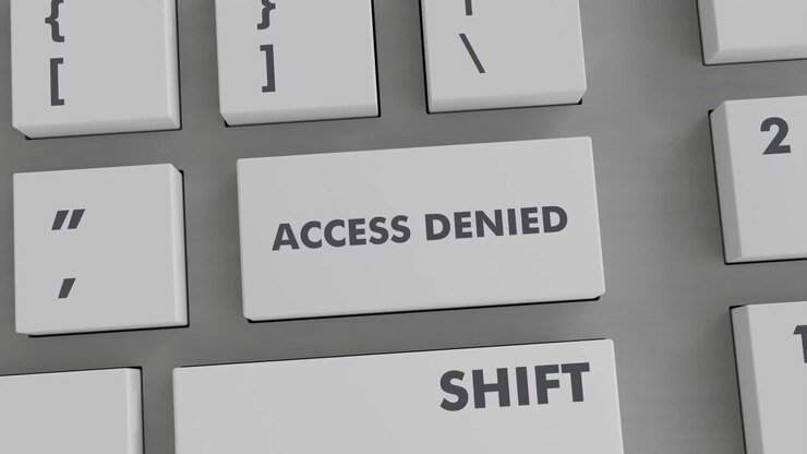 ACCESS DENIED BUTTON PRESSING ON KEYBOARD