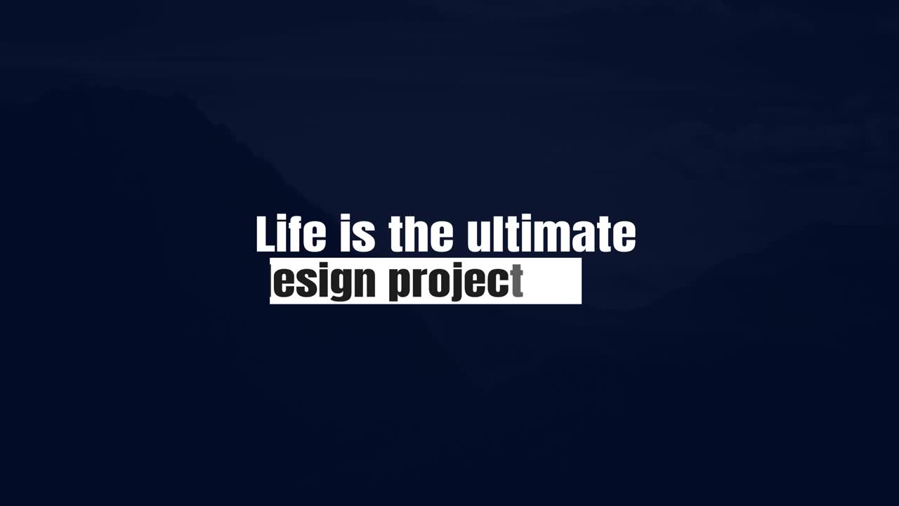 Animated Titles